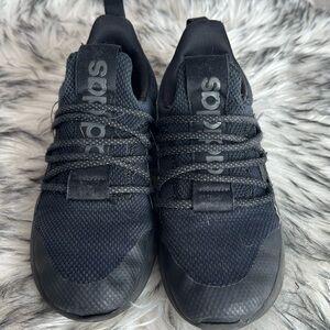 Size 3 black Adidas shoes
